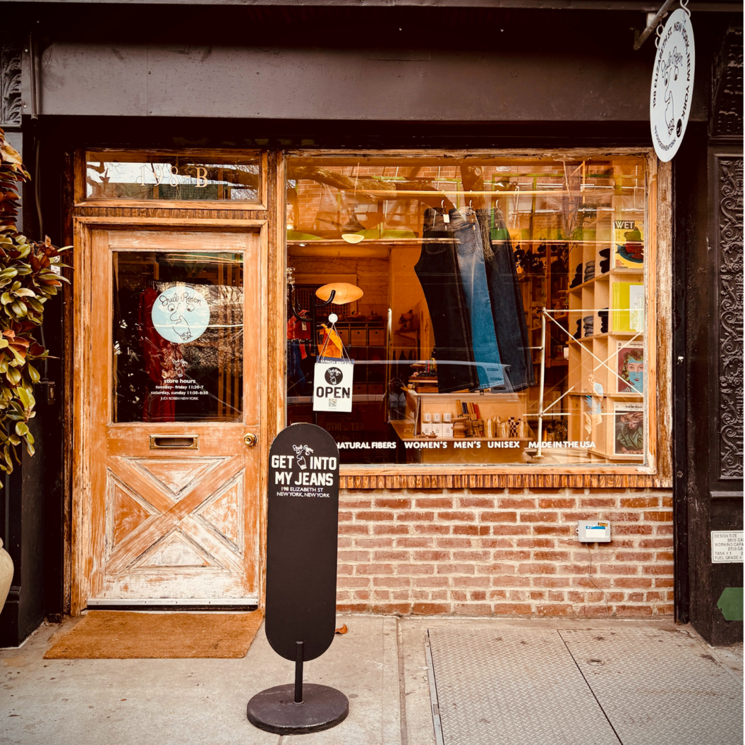 The front of the shop on elizabeth st.